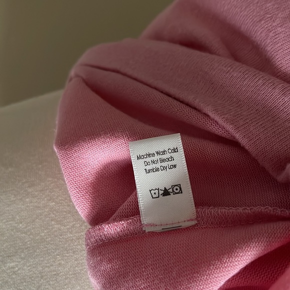 PJ Salvage Sz M Pink Graphic "Let's Flamingle" Thermal Top - Picture 10 of 15